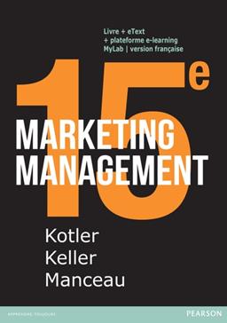  Marketing Management 14e édition - Philip Kotler, Kevin Keller,  Delphine Manceau - Livres