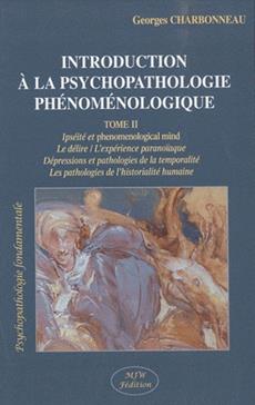 Psychopathologie fondamentale Psychiatrie phénoménologique 